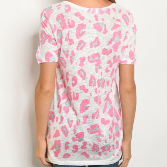 Pink & White Spotted Tunic Top - Picture 7 of 7